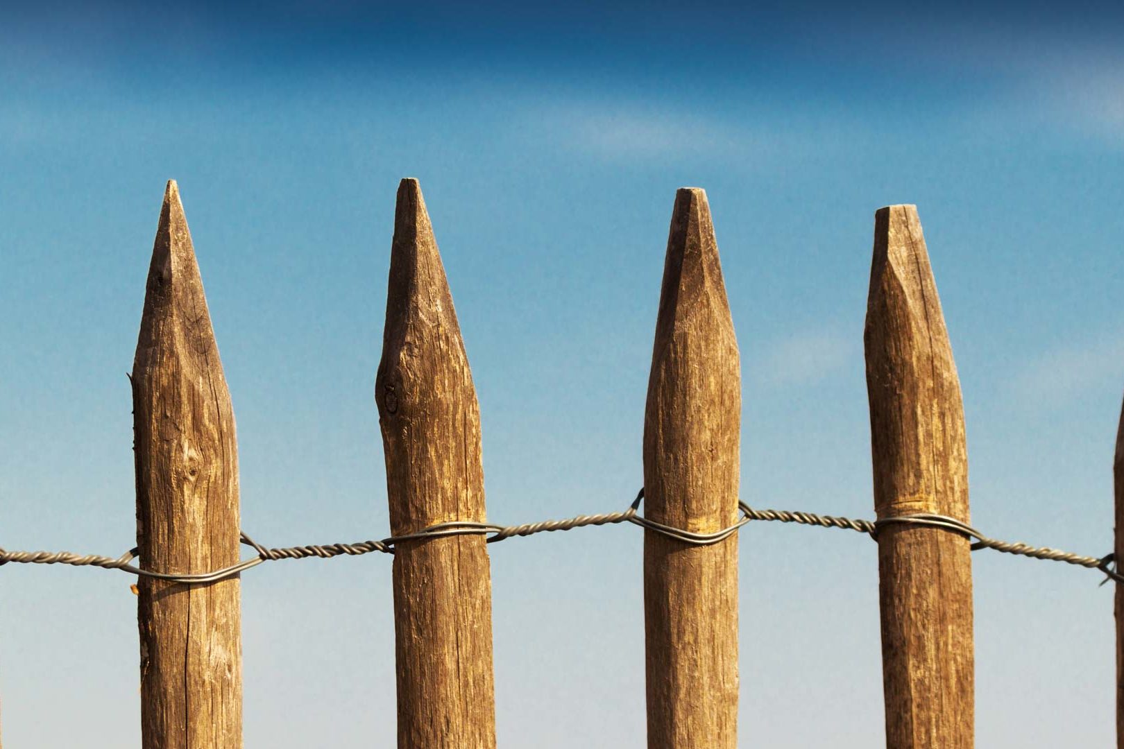 Ganivelle autrefois le bois