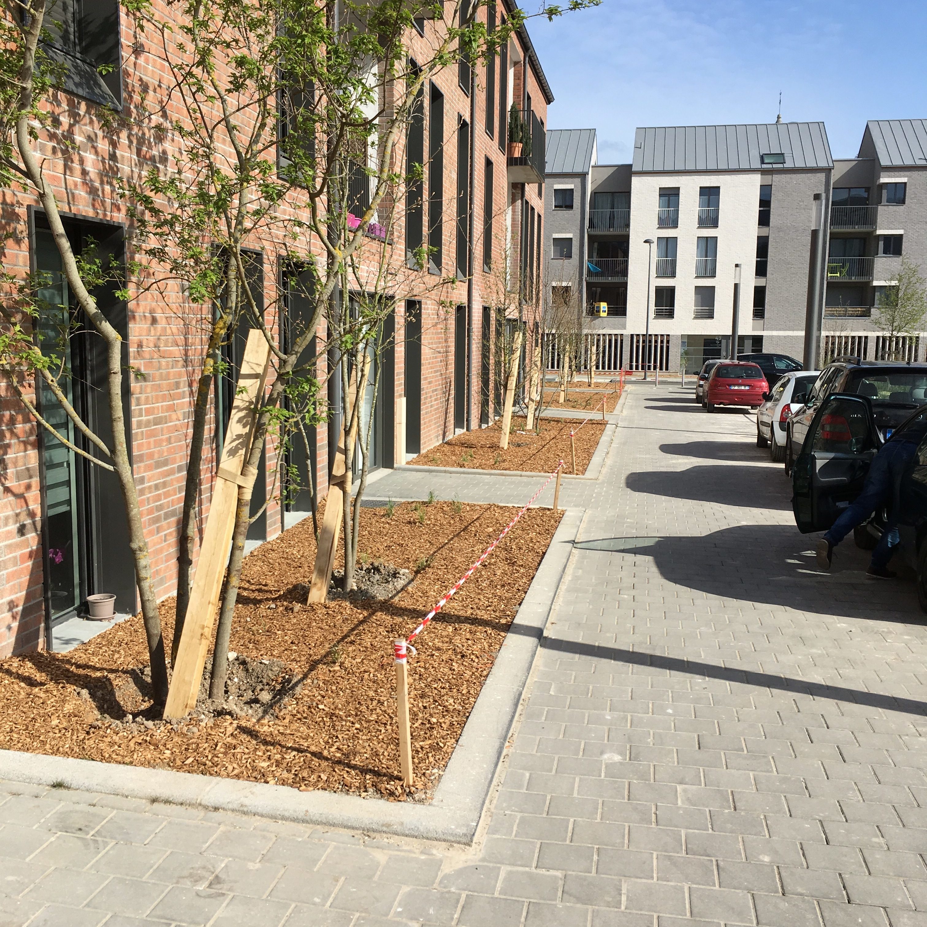 plaquette chêne et des poteaux en chêne 2